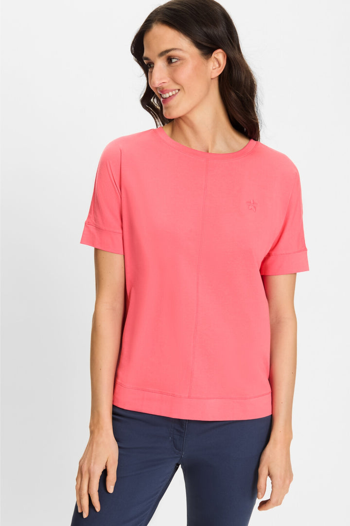 Olsen Misty Rose Vibrant Coral T-Shirt 11105087