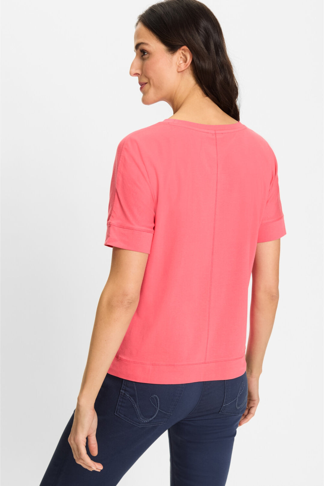 Olsen Misty Rose Vibrant Coral T-Shirt 11105087