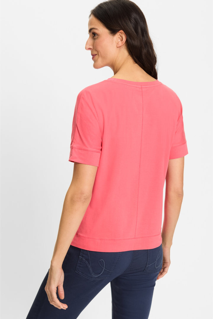 Olsen Misty Rose Vibrant Coral T-Shirt 11105087