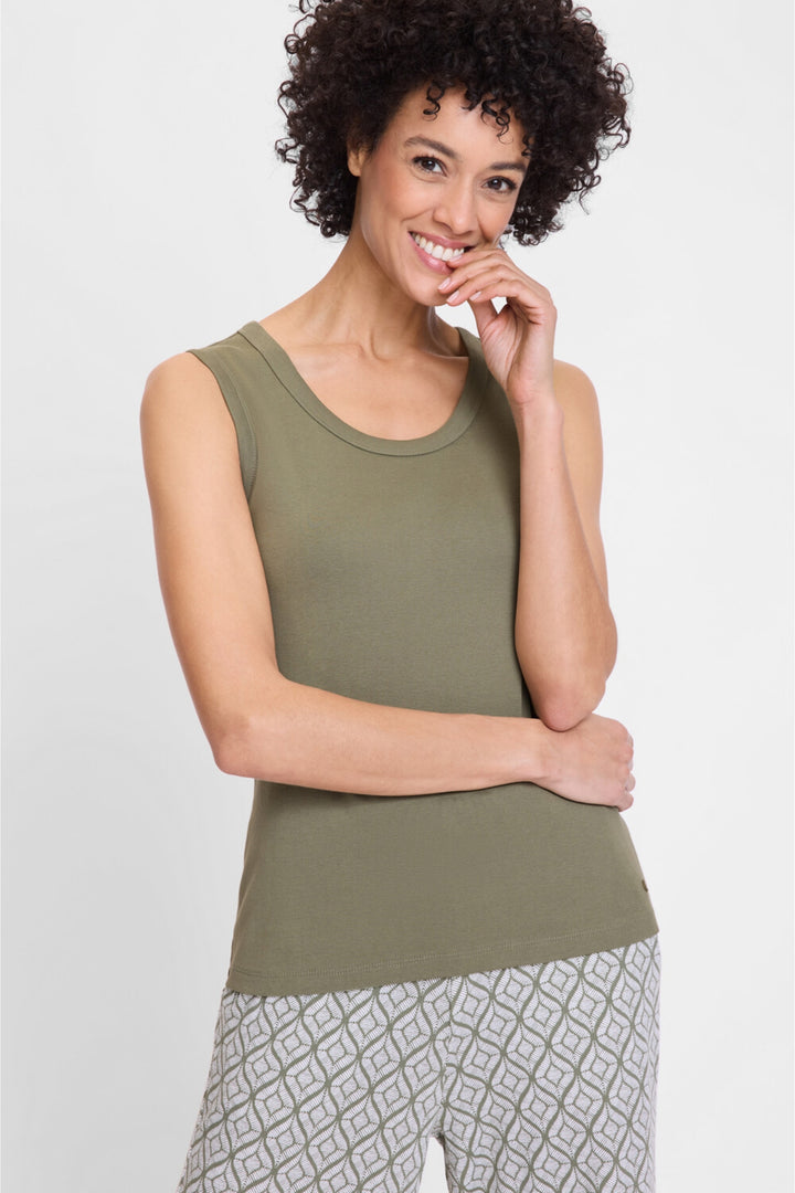 Olsen Olive Vest Top 11104841
