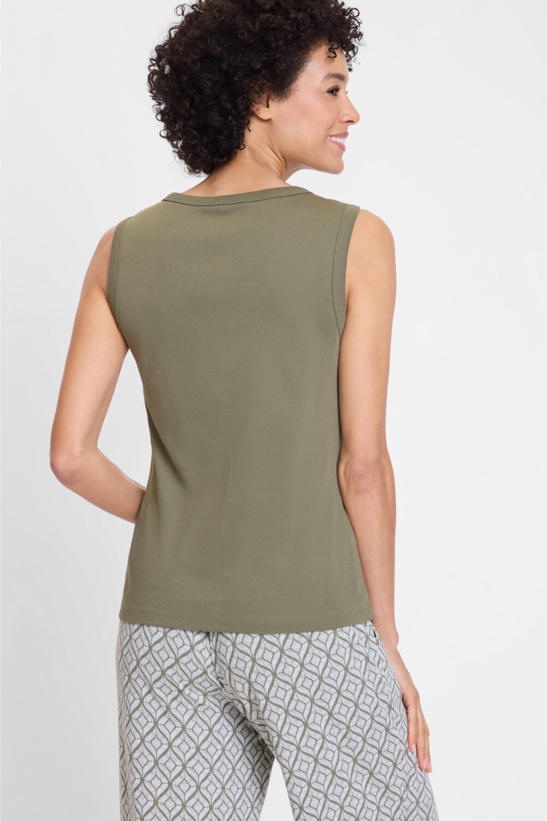 Olsen Olive Vest Top 11104841