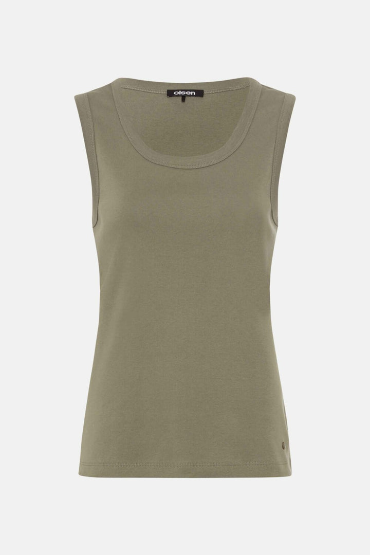 Olsen Olive Vest Top 11104841