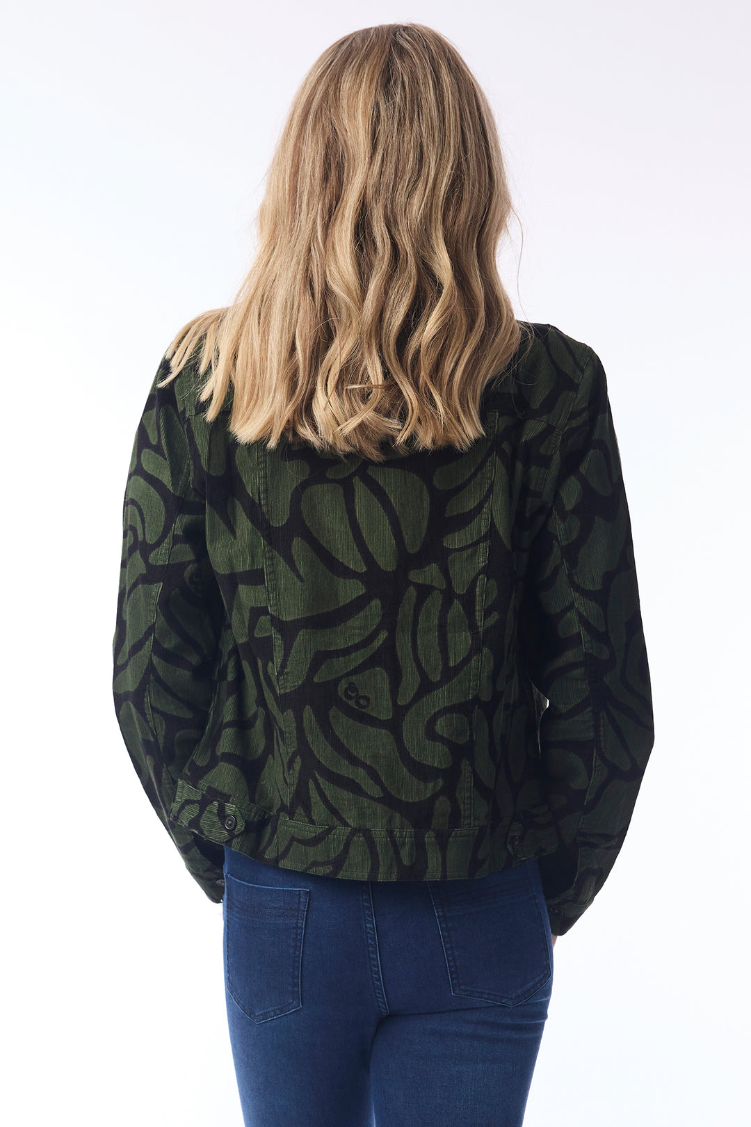 Orientique 23134 Congo Print Fine Cord Jacket at Experience Boutique