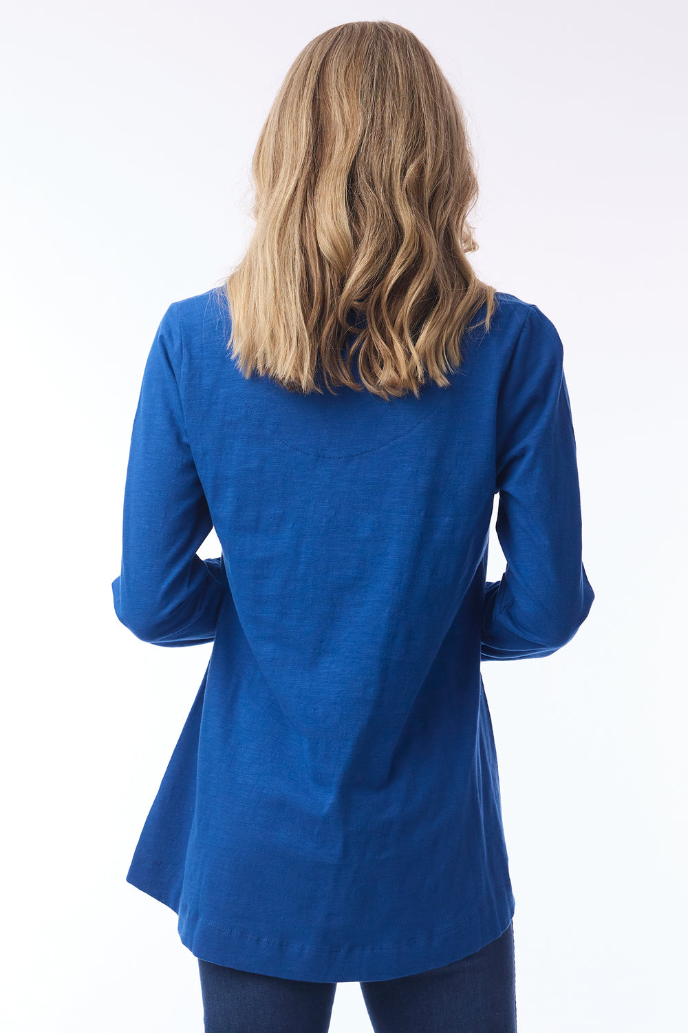 Orientique 92147 Cobalt Blue Long Sleeve T-Shirt at Experience Boutique