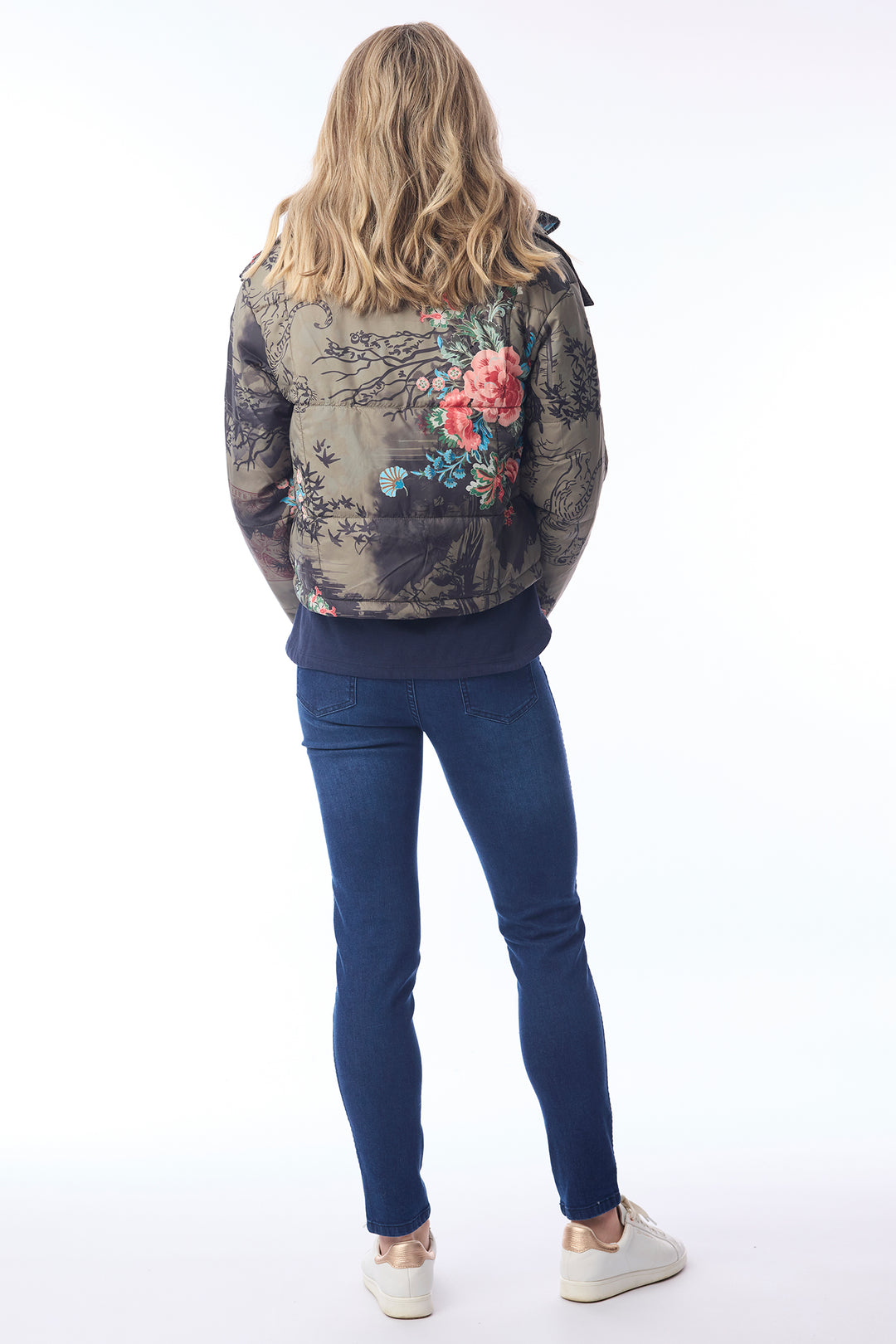 Orientique 82238 Keqioa Print Puffer Jacket at Experience Boutique