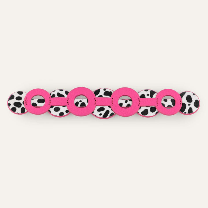 Art Deco Duo | Pink Kiss Dalmatian with Gold hardware