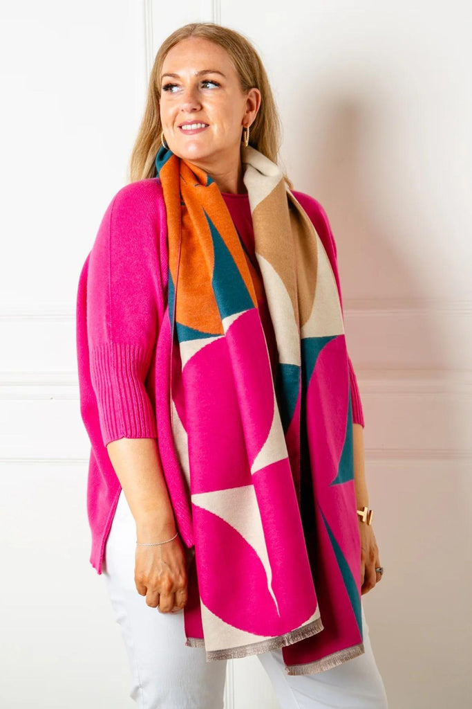 Pink Teal Toronto Super Soft Scarf – Experience Boutique