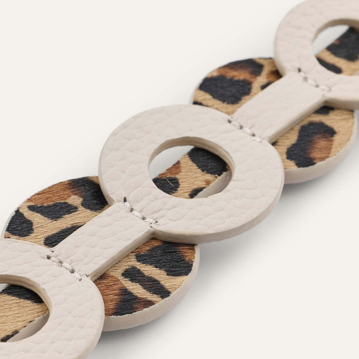 Art Deco Duo | Leopard Porcelain with Gold hardware