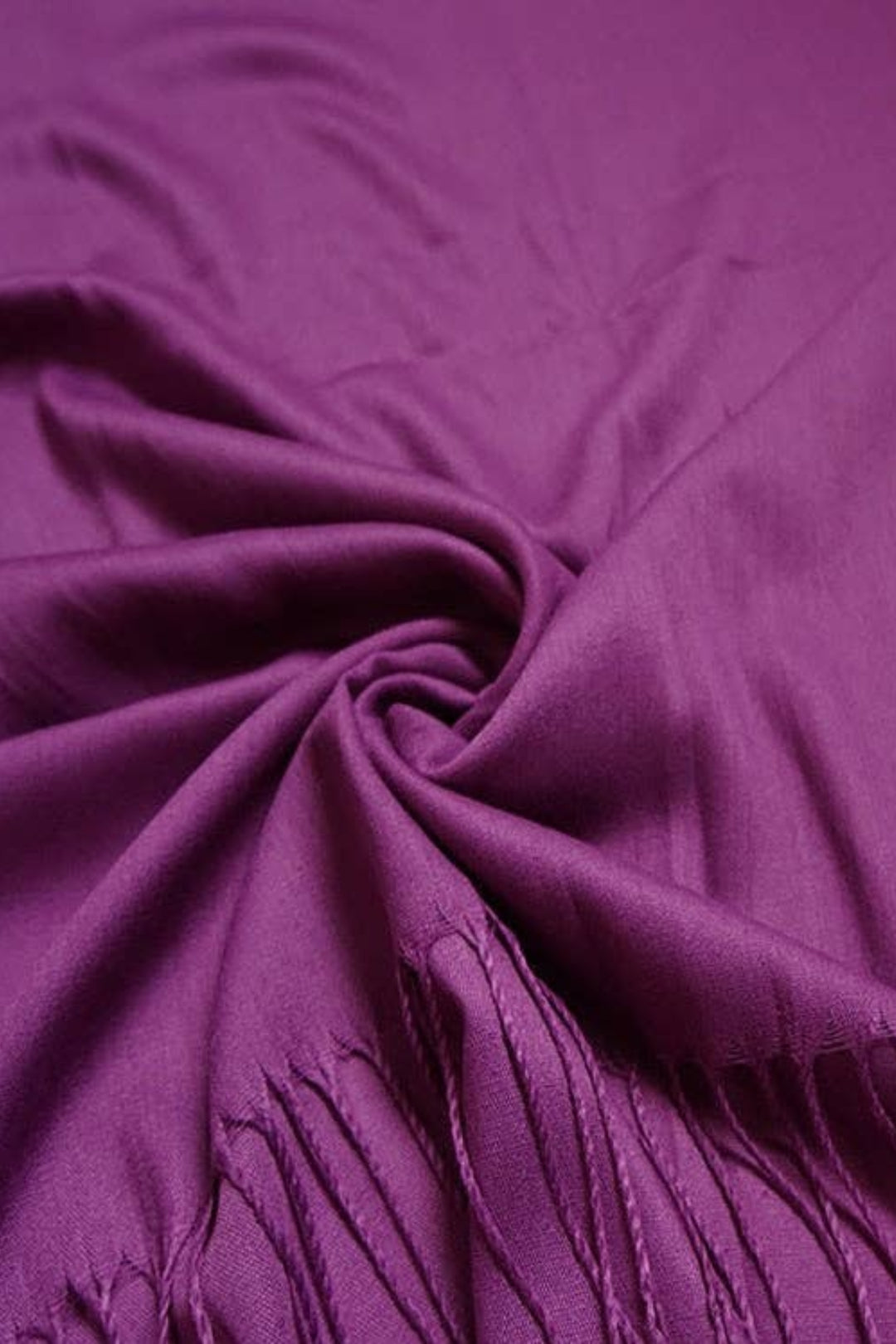 Purple Plain Lightweight Pashmina Scarf
