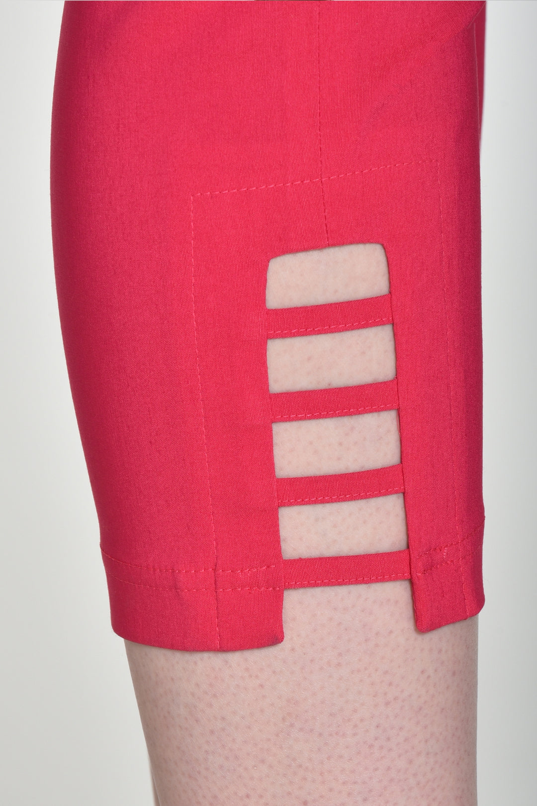 Robell Lena Trousers 52550 Lena 7/8th Hot Pink Cut Out Trousers