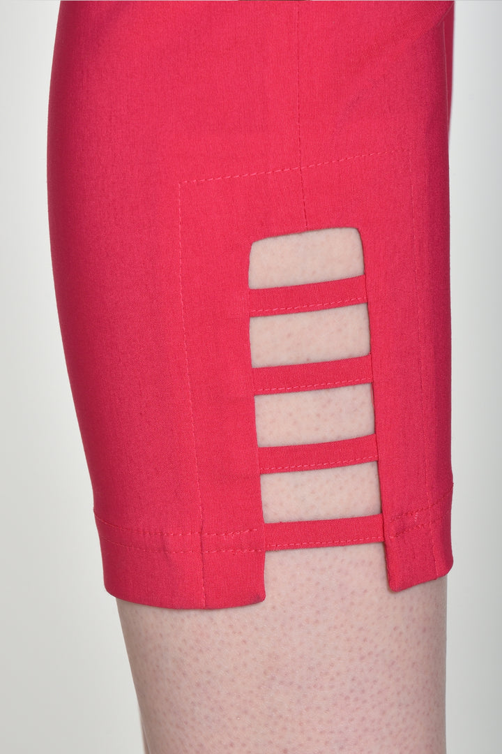 Robell Lena Trousers 52550 Lena 7/8th Hot Pink Cut Out Trousers