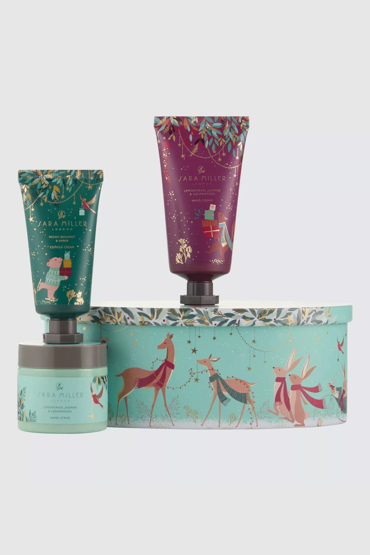 Sara Miller Woodland Tales Hand Care Set In Tin