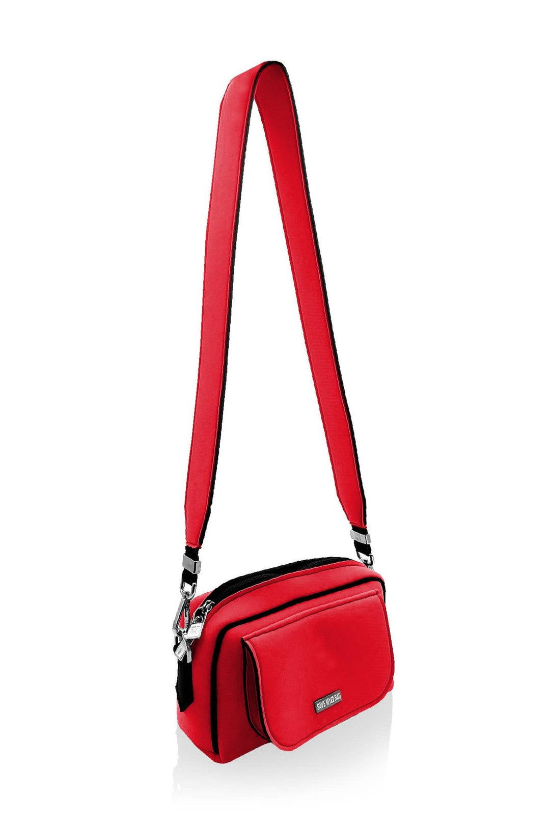 Save My Bag Kiss Red Washable Eco Neoprene Shoulder Bag