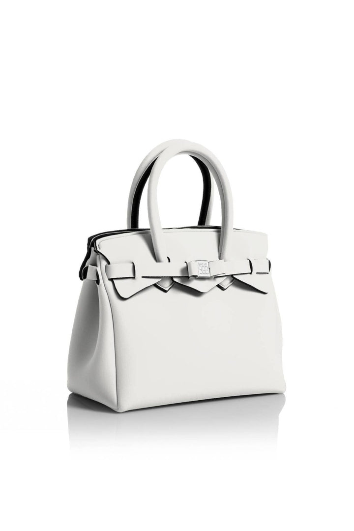 Save My Bag White Washable Small Handbag