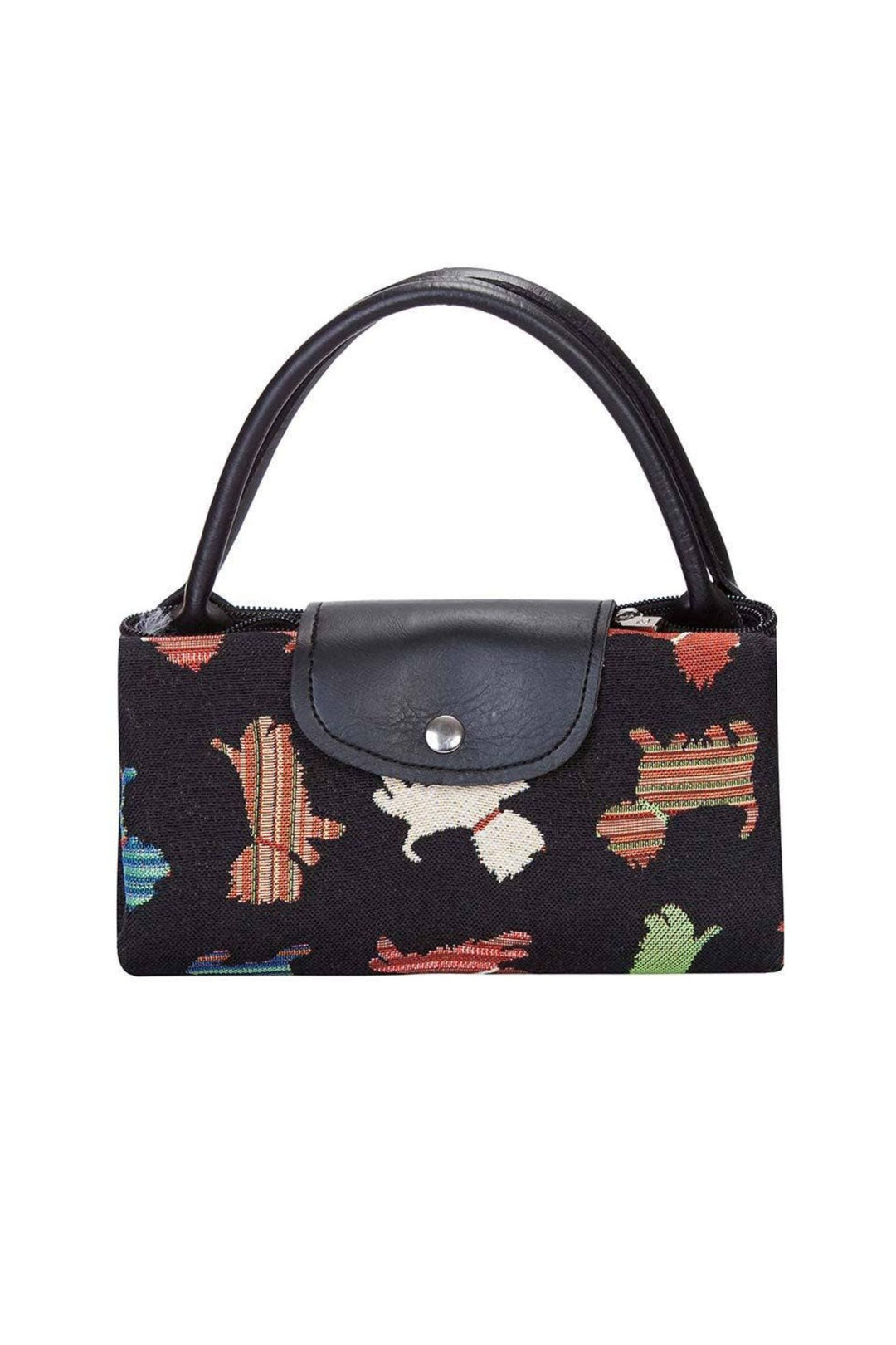 Playful Puppy Le Pliage Folding Tote Bag