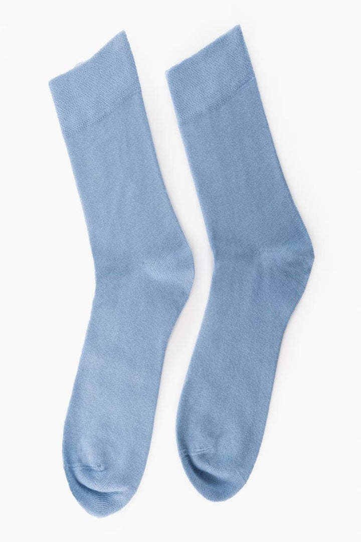 Sky Blue Ankle Length Super Soft Bamboo Socks