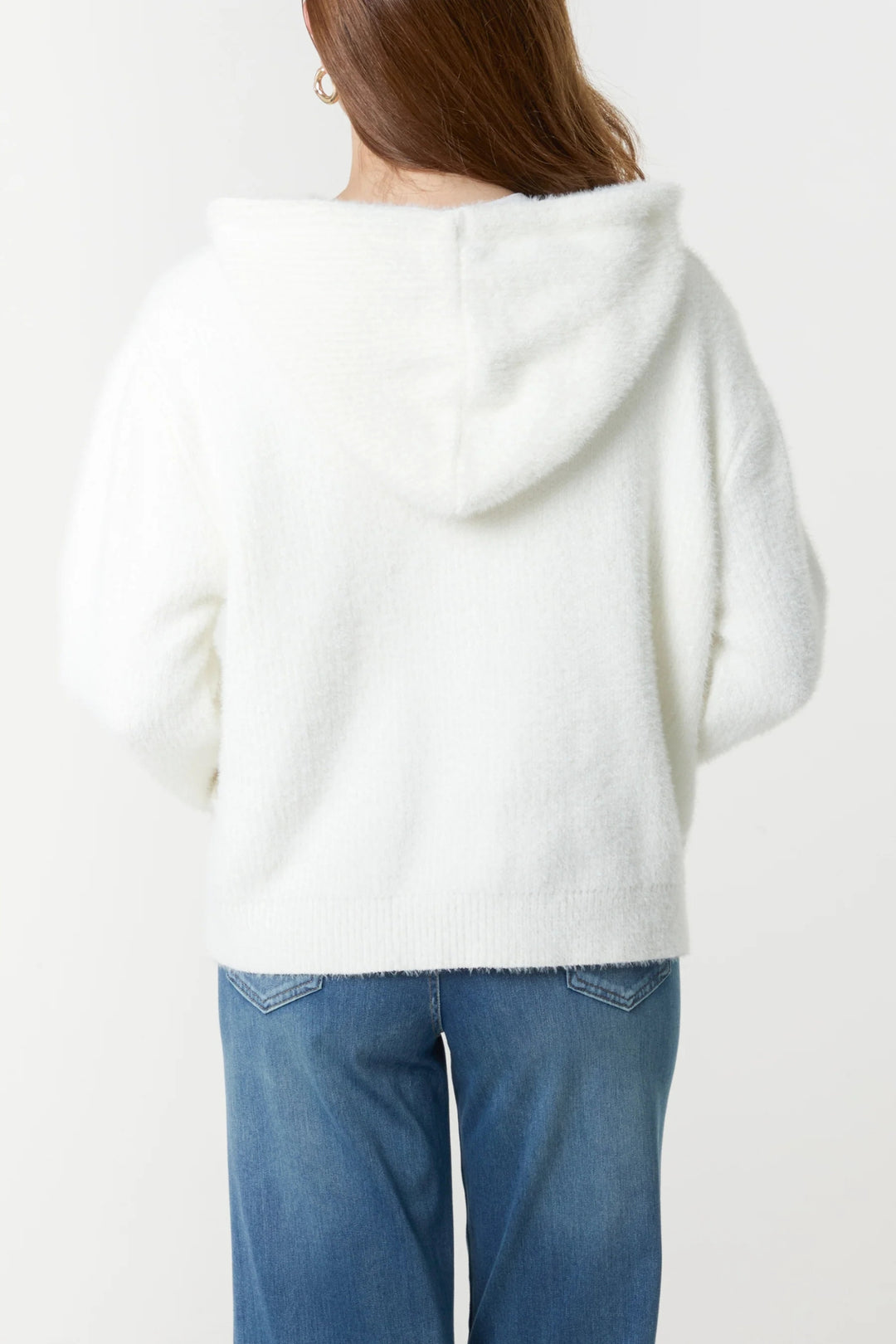 Snow White Super Cosy Zip Cardi Hoodie