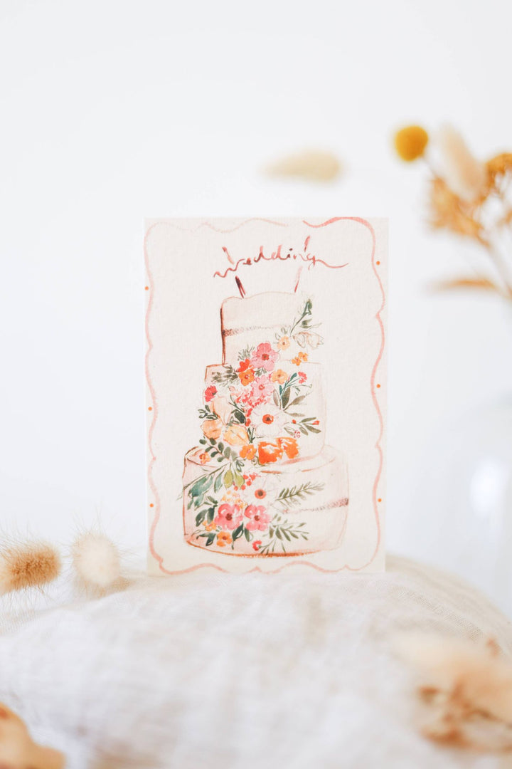 Sophie Amelia Creates Wedding cake Card