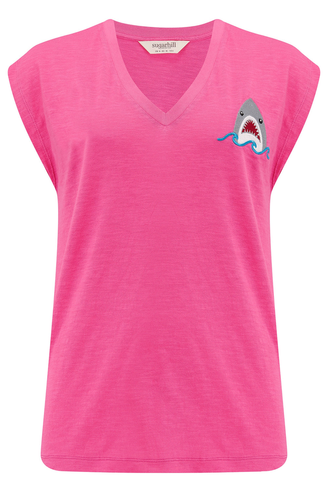 Sugarhill Brighton Ariana Pink Shark T Shirt