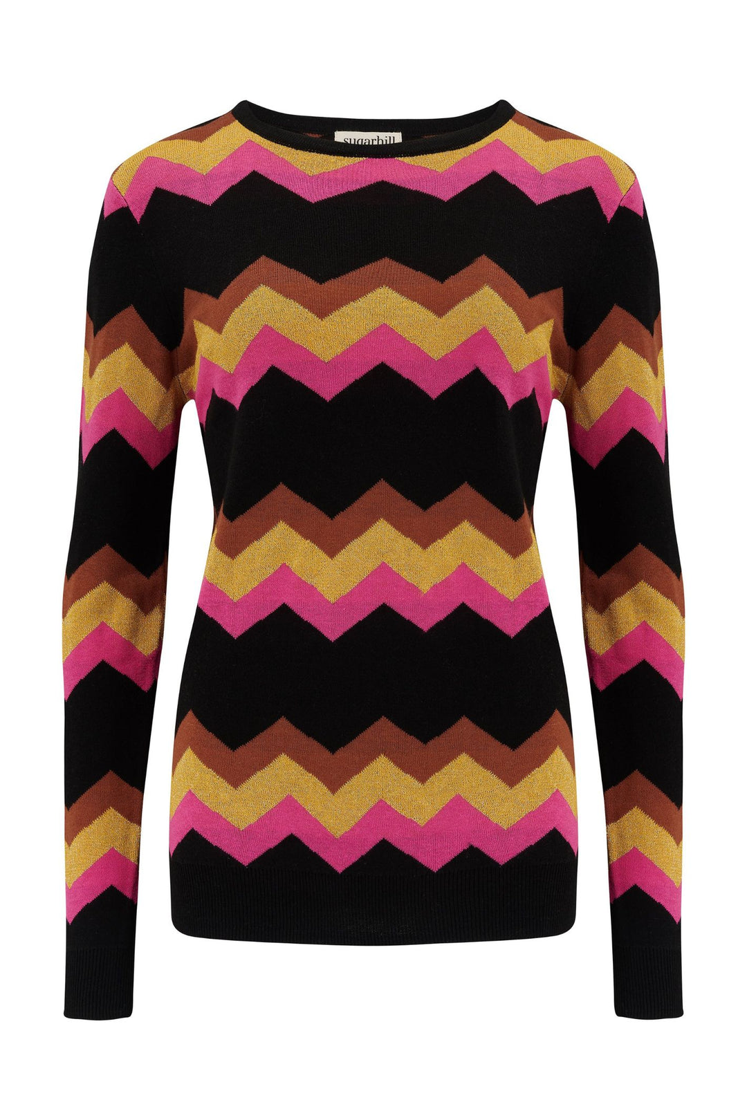 Sugarhill Brighton K0756 Astrid Chevron Sparkle Jumper