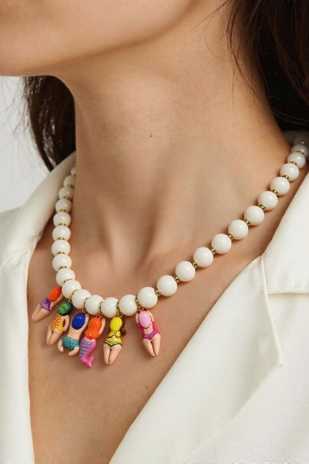 Summer Swimsuits Hand-Made Charm Drop Necklace