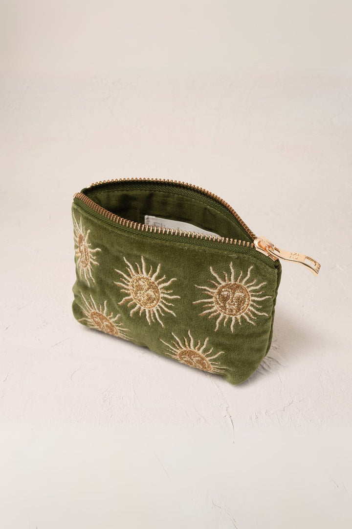Sun Goddess Green Coin Purse