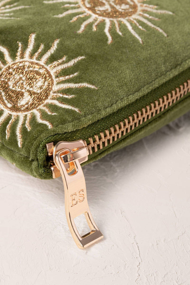 Sun Goddess Green Coin Purse