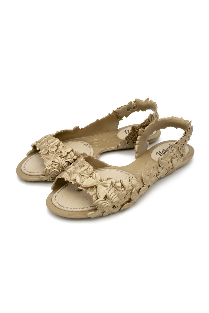 Sunies Metallic Gold Flexi Butterfly Sandals