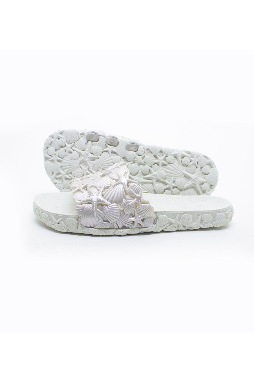 Sunies Pearl Sea & Ocean Slide Sandals