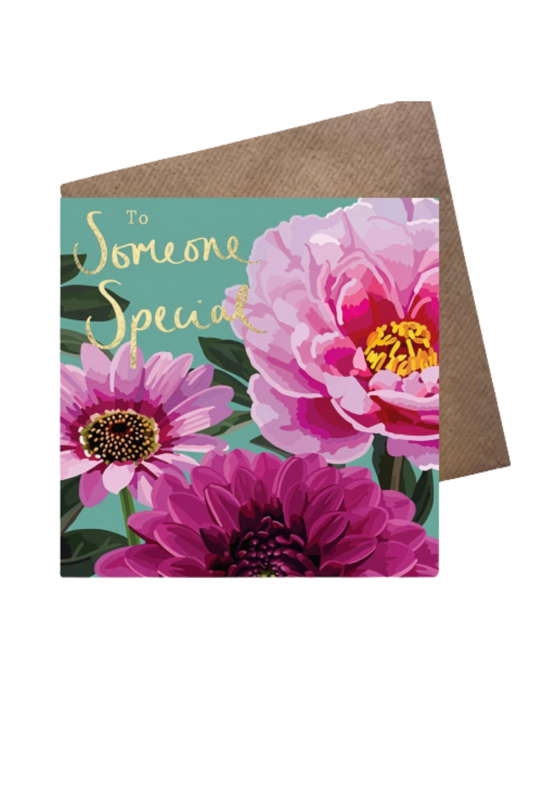 To Someone Special Flower Foiled Card 