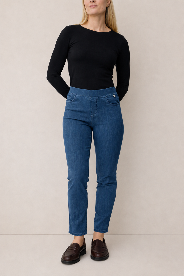 Anna Montana Angelika Blue Stone Wash Jump In Jeans Short 72cm 1000 48