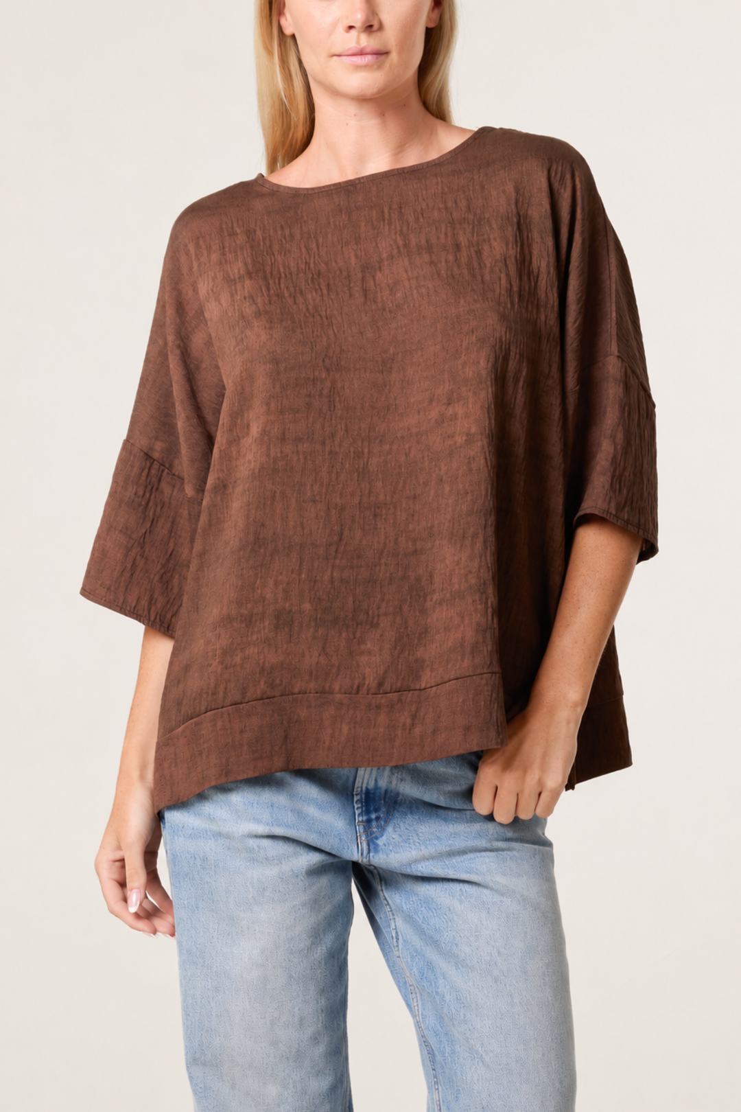Chocolate Acid Wash One Size Top