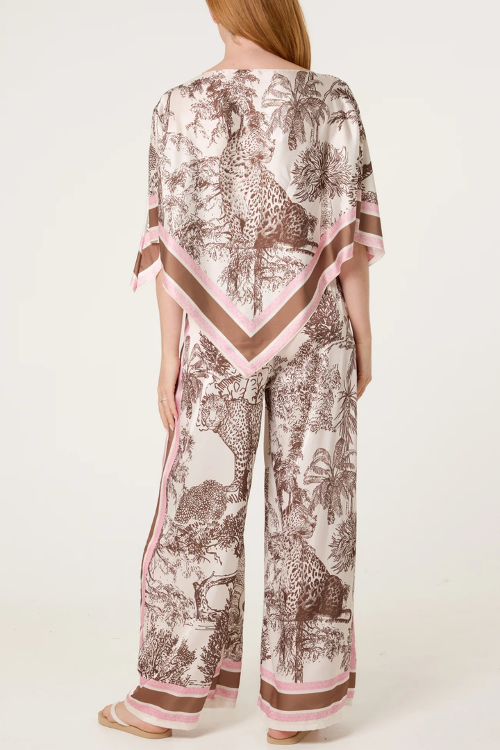 Safari Scarf Pink Print Co-Ord Set