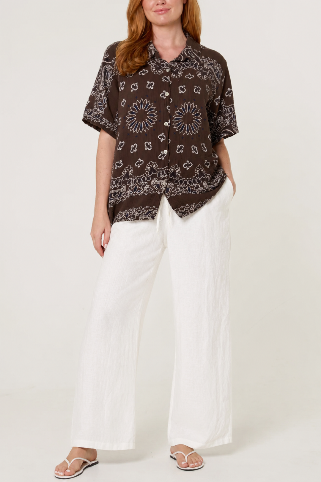 Chcocolate Bandana Print Shirt
