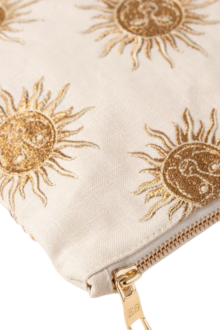 Elizabeth Scarlett Oat Cotton Sun Goddess Everyday Pouch