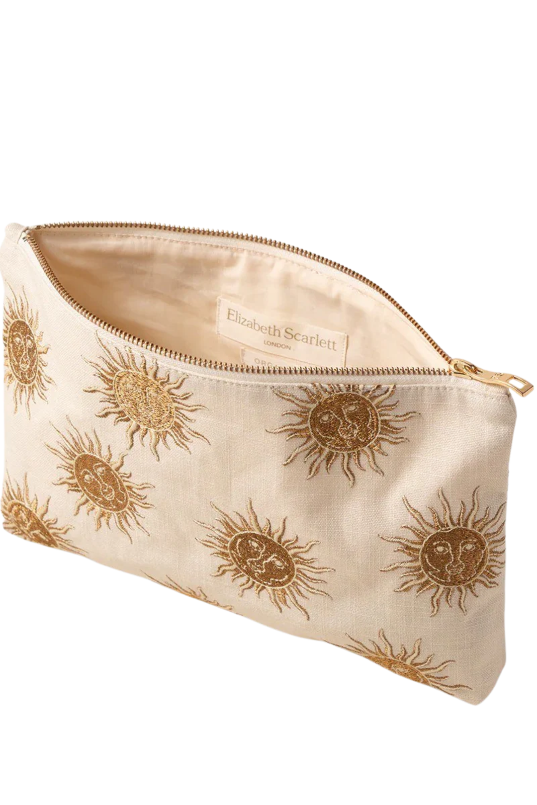 Elizabeth Scarlett Oat Cotton Sun Goddess Everyday Pouch
