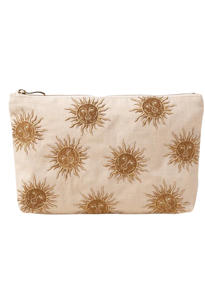 Elizabeth Scarlett Oat Cotton Sun Goddess Everyday Pouch