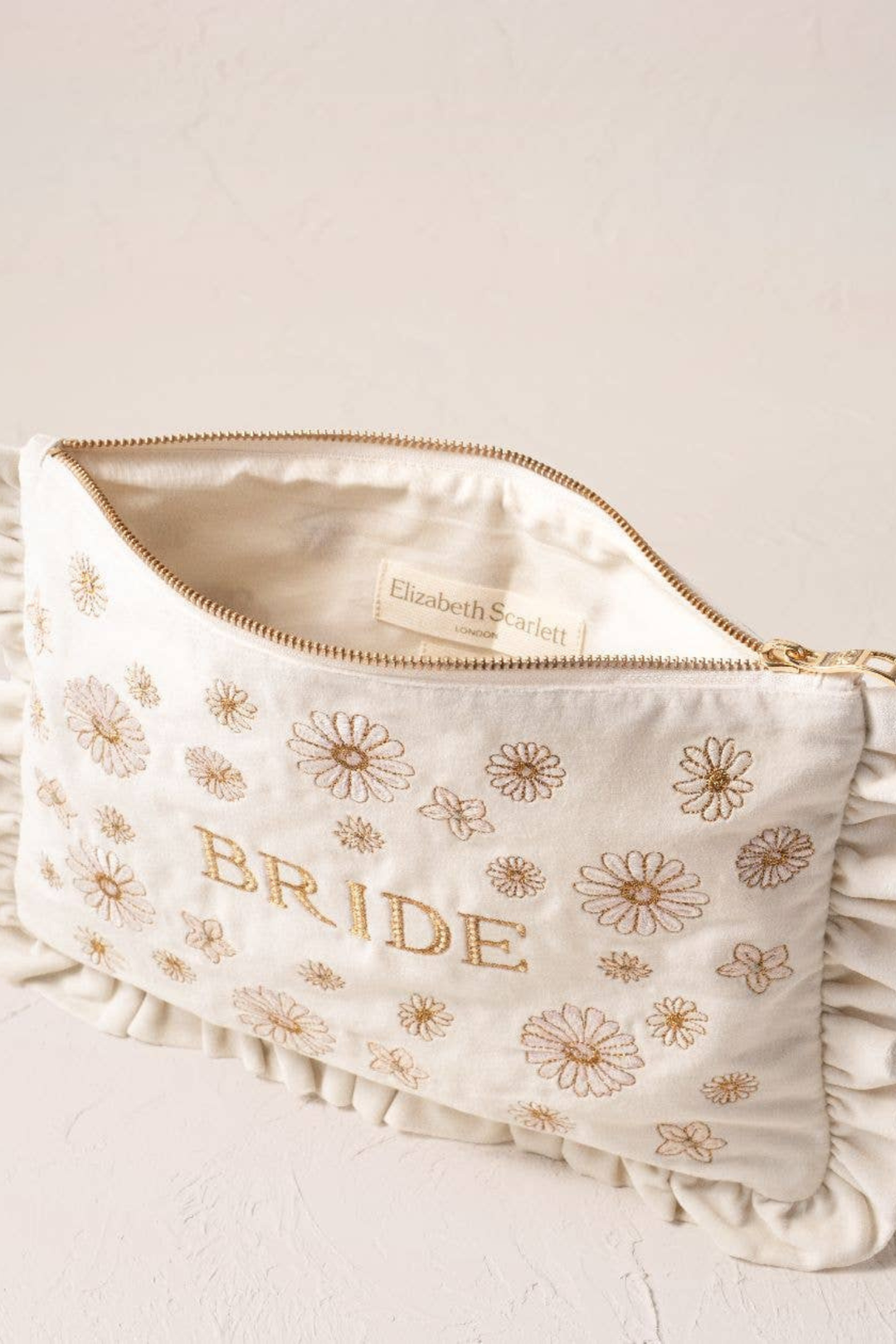 Eliabeth Scarlett Daisy Dream Bride Frill Pouch