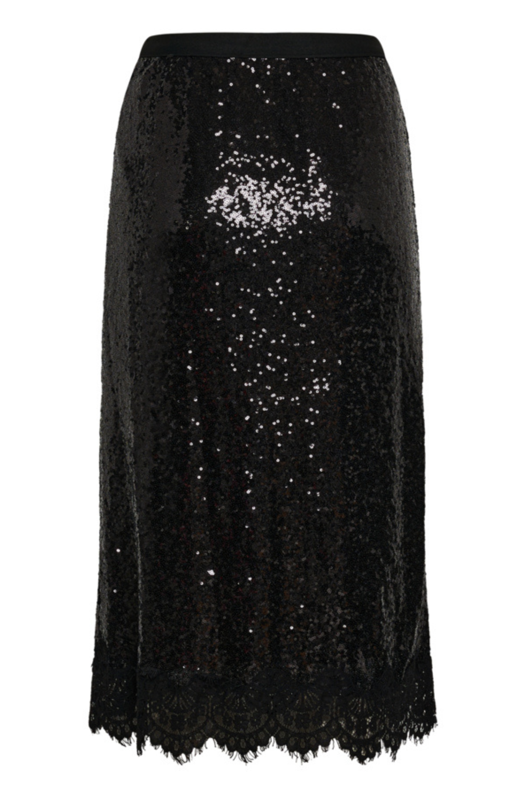 Cream Clothing CRFreyja Black Sequin Skirt