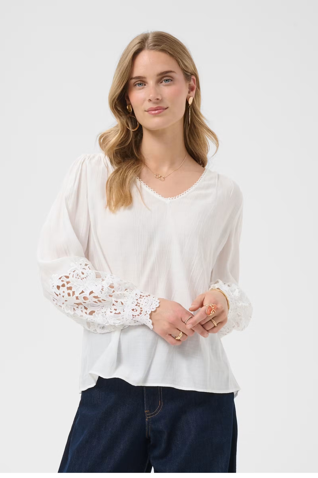 Cream Clothing CRTina Snow White Blouse 10614427 110602