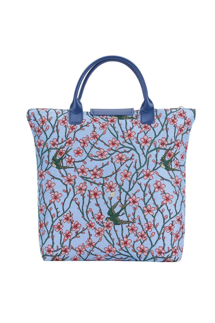 V&A Almond Blossom and Swallow Le Pliage Folding Tote Bag