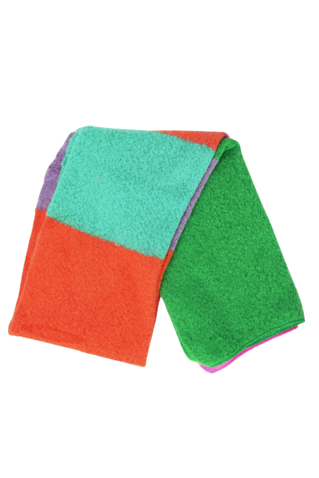 Vibrant Colour Block Heavyweight Scarf