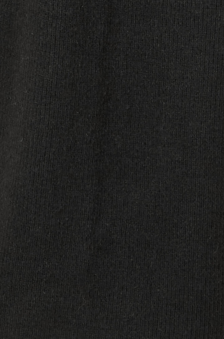 Yumi Black Knitted Maxi Cardigan With Pockets