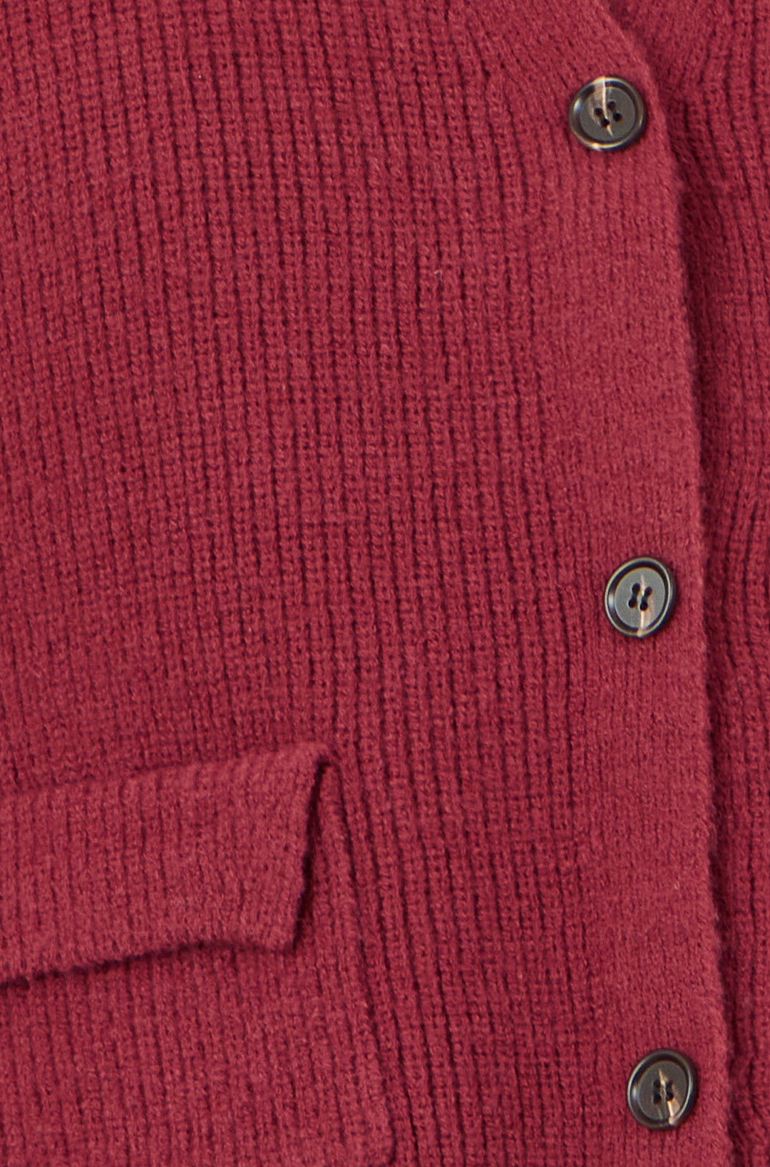 Yumi Burgundy Knitted Pullover Waistcoat