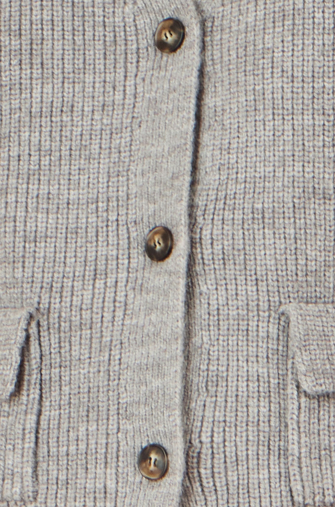 Yumi Grey Knitted Pullover Waistcoat