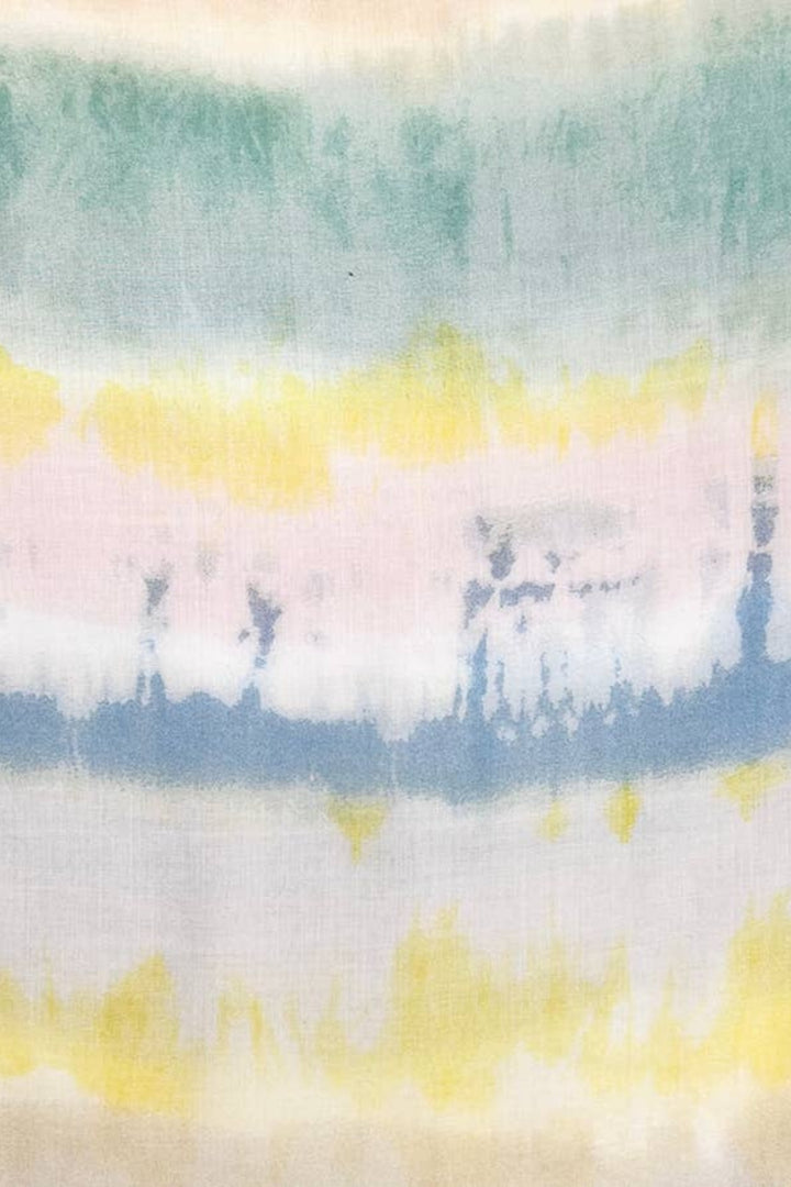 Yellow Tie-Dye Super Soft Scarf