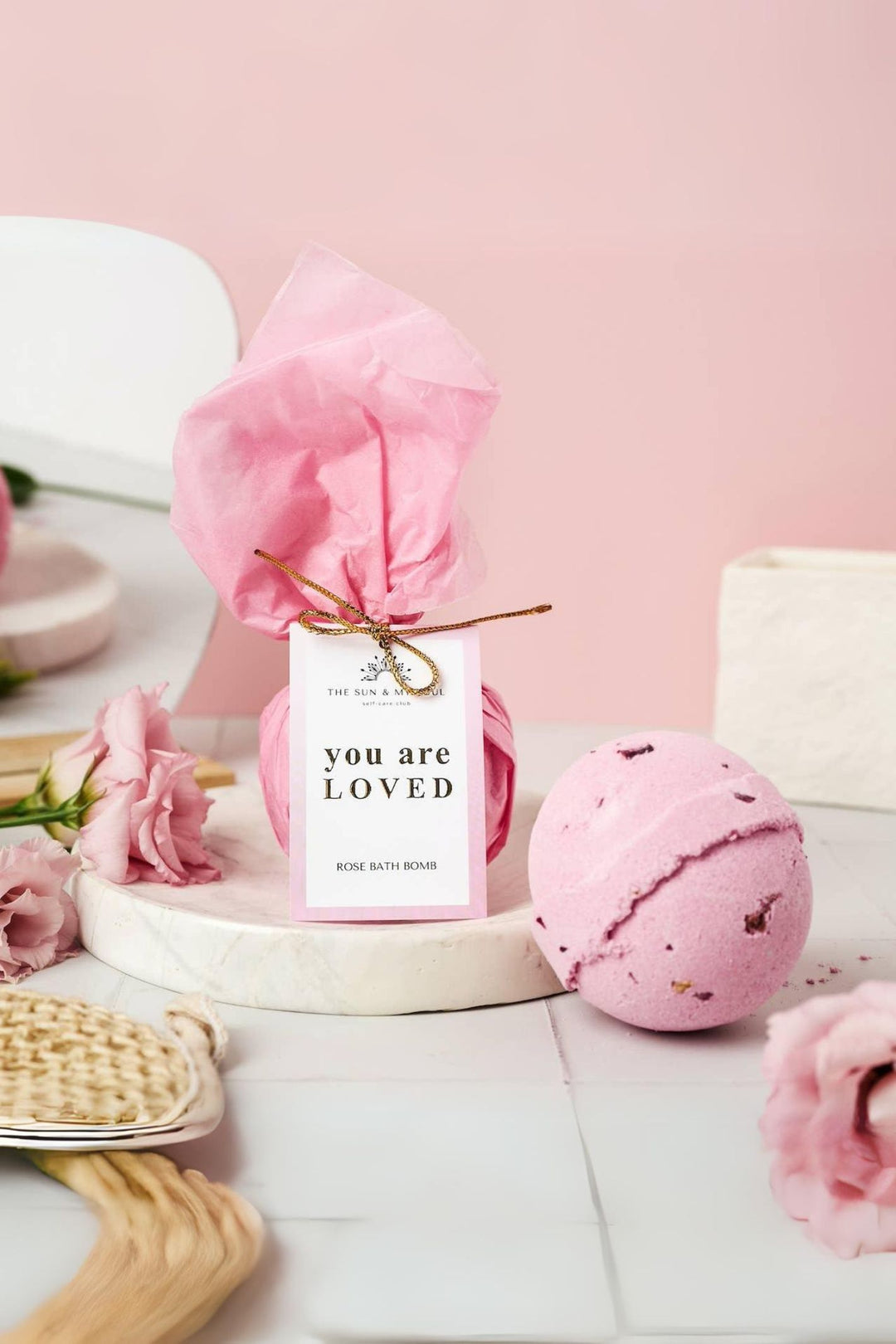 You Are Loved - Self-love Rose Bath Bomb