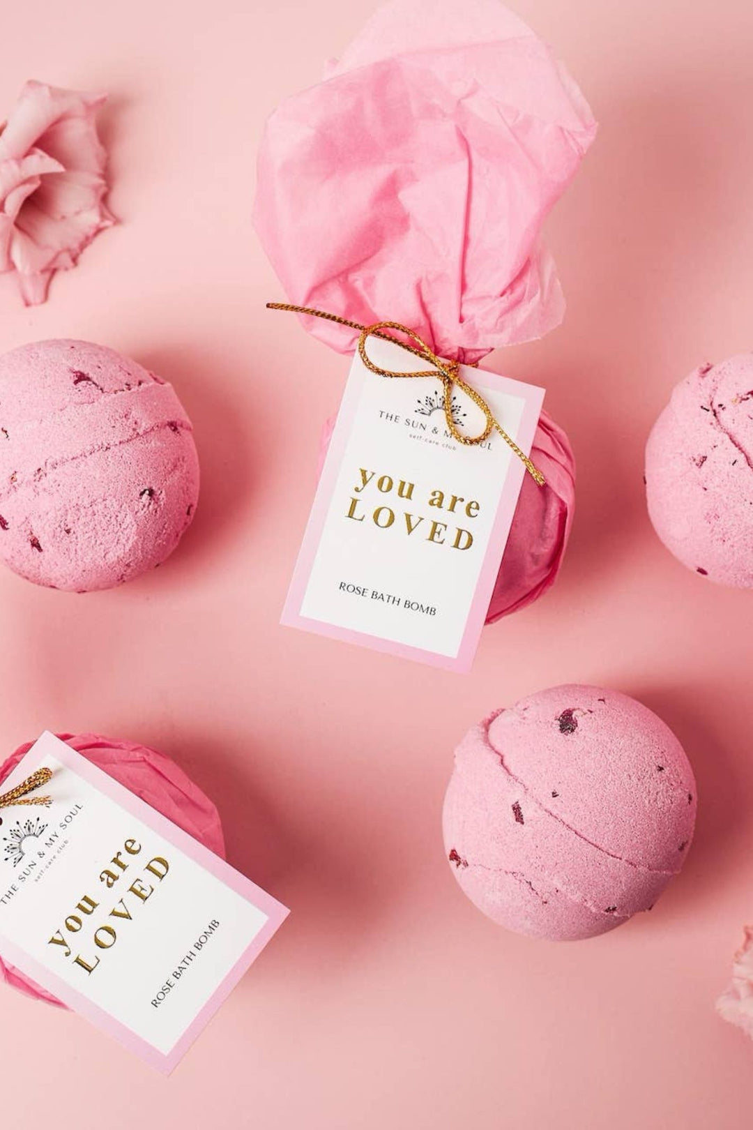 You Are Loved - Self-love Rose Bath Bomb