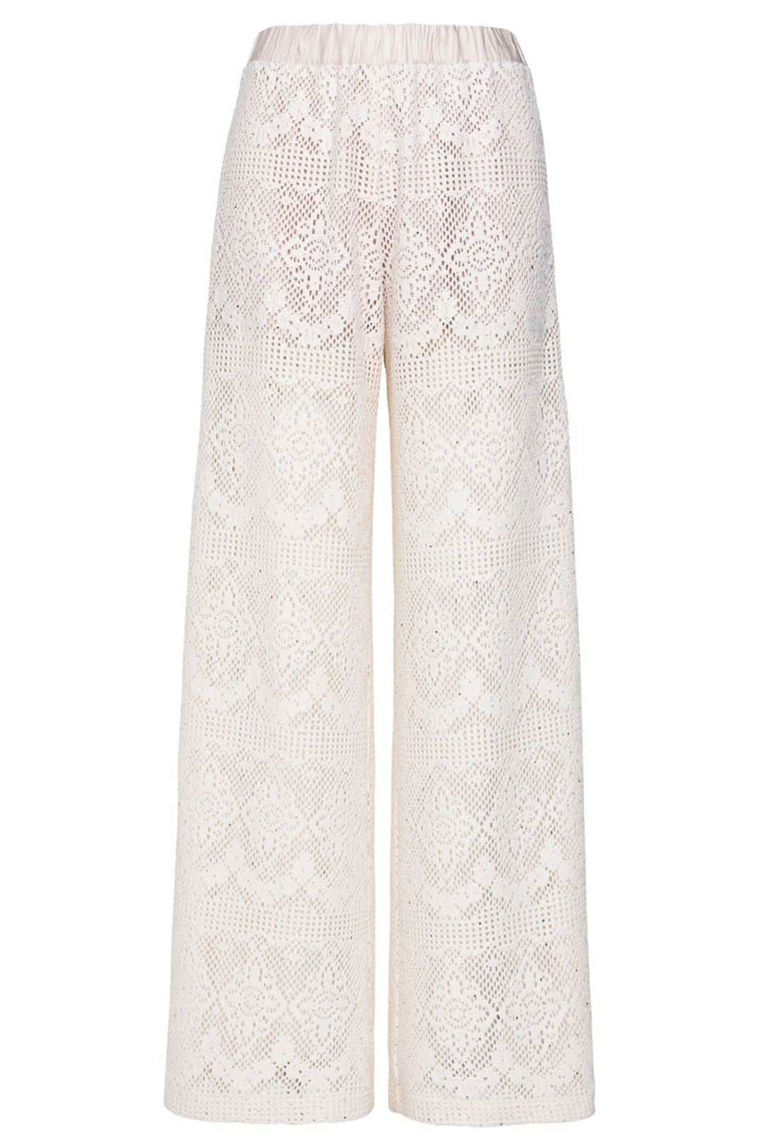 Access 63-5065-202 Vanilla Lace Wide Leg Trousers