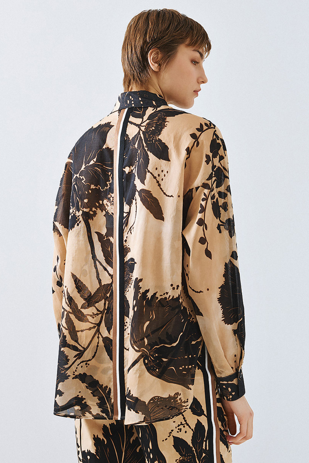 Access 63-7067-0306 Brown Africa Print Shirt